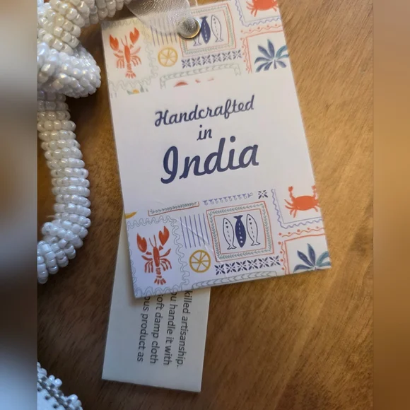 NEWLY RELEASED MADE IN INDIA BEADED WOMEN'S SHOULDER BAG " "FISH THEME" - Picture 11 of 16